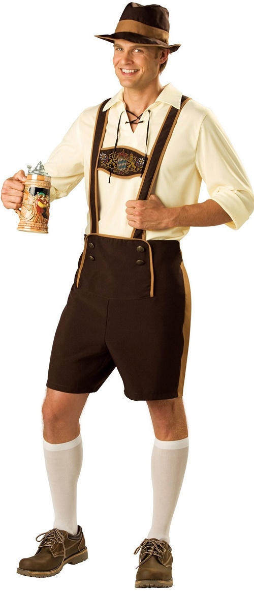 Tyroler oktoberfest mande kostume